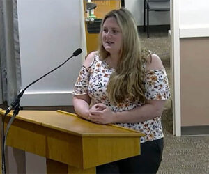 Dr. Tanya Osler, new director of Craven-Pamlico Animal Services Center (Screenshot of Craven County Board of Commissioners meeting)