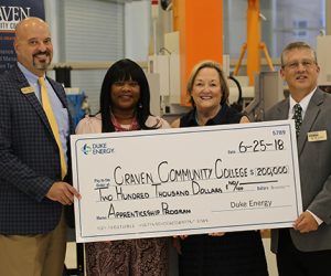 Duke Grant Check Presentation