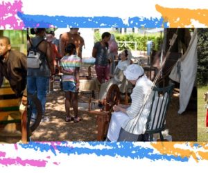 Montage of children at Tryon Palace