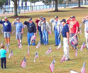 Fielld of Flags 2022 School Children and Chapter Members