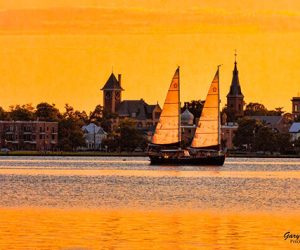 New Bern Sunset by Gary Hollar Photography