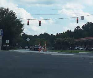 Intersection of U.S. 17 Business and Hotel Drive in New Bern, NC.