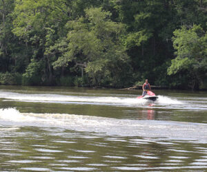 Jet skiing on the Neuse River. (Wendy Card)