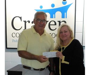 Knight of Columbus donation to PIE