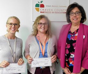 Laura Lambert, Lindsey Cornwell, and Deborah Langhans