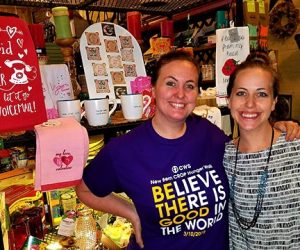 Lindsay Sims and Winnie Smith at Mitchell Hardware