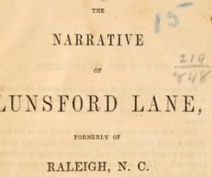 Lunsford Lane - Tryon Palace