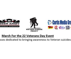 March for the 22 Veterans Day Event