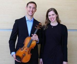 Matthew Tucci and Shauna Bierly standing side by side