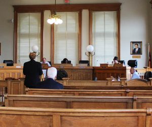 New Bern Board of Aldermen meeting at city hall on July 23, 2024. (Photo by Wendy Card)