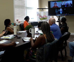 Photo of the New Bern Housing Authority's Board of Commissioners meeting on Aug. 19, 2024. (Photo by Wendy Card)