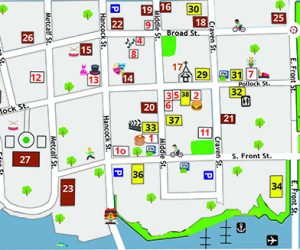New Bern Now's Downtown Map