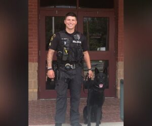 K9 Storm and handler