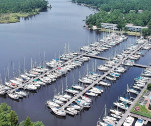 Aerial view of Northwest Creek