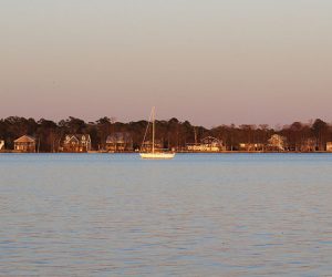 Neuse River in New Bern, NC. (Photo by Wendy Card)