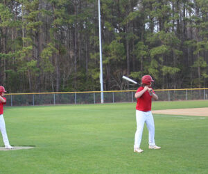 Baseball game between New Bern Bears and Swansboro Pirates junior varsity teams on March 1, 2023. Photo by Wendy Card.