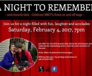 New Bern Civic Theatre Gala 2017