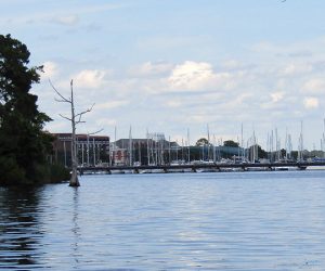 Trent River and the New Bern Grand Marina in New Bern, NC