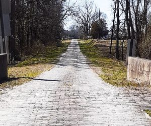 Old Brick Road at Caswell Branch