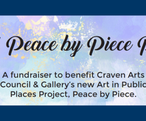 Two doves on blue watercolor background