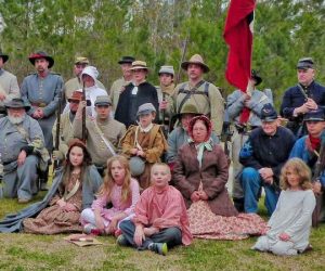 Photo from a previous gathering of the 5th and 7th NC Regiments