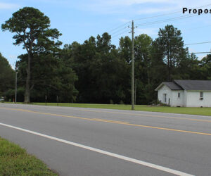 Proposed site of development off Washington Post Road in New Bern, NC. (Photo by Wendy Card)