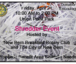 New Bern Breakfast Rotary Club Shredding Event