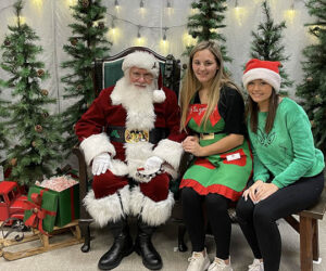 Santa with Elves inside the O.Marks Building in Downtown New Bern (photo from Berry Merry Christmas)