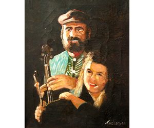 Simon and Sara Spalding (oil painting by Willie Taglieri)
