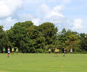 Playing Soccer at Lawson Creek Park in New Bern NC