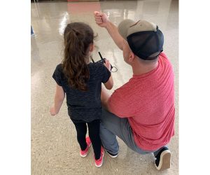 Students with drones