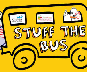 Stuff the Bus event in New Bern, N.C.