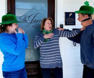 Meghan, Denise, and Michael Gleason