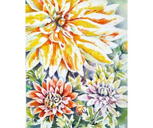 The Joy of Fall Flowers by Heidi DiBella