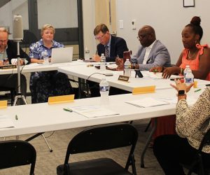 Transformation Venture Capital Board of Directors Reginal Barner, Sabrina Bengel, Scott Coghill, Jim Copland, Daimon King, Judy Pierce, Jennell Reddick, and Kimberly White at Stanley A. White Recreation Center in New Bern, NC on June 15, 2026. (Photo by Wendy Card)