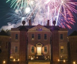 Tryon Palace at Christmas with Fireworks