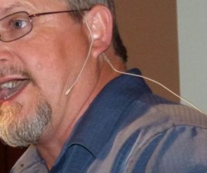 Photo of Wade Sokolosky speaking