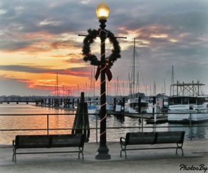 Waterfront Christmas by Victor Montgomery