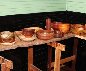 Wooden Bowls, Vases and Cutting Boards for Empty Bowls in New Bern NC