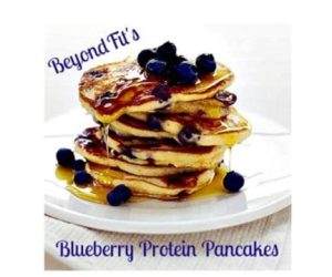 Blueberry Protein Pancakes